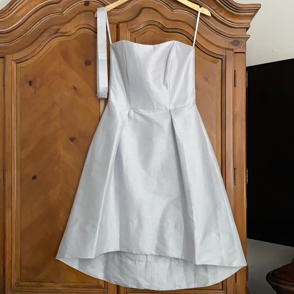 ALFRED SUNG STRAPLESS DRESS